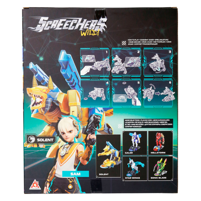 Трансформери - Ігровий набір Screechers Wild S5 L1 Солент (EU686114)#8