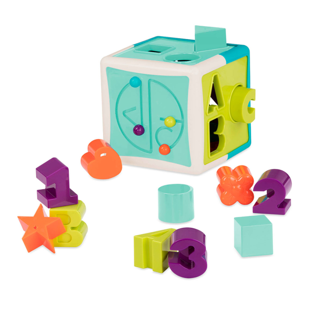 Развивающие игрушки - Сортер Battat Lite Умный куб (BT4577Z)#4