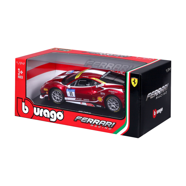 Автомодели - Автомодель Bburago Racing Ferrari 488 Challenge (18-26308)#8
