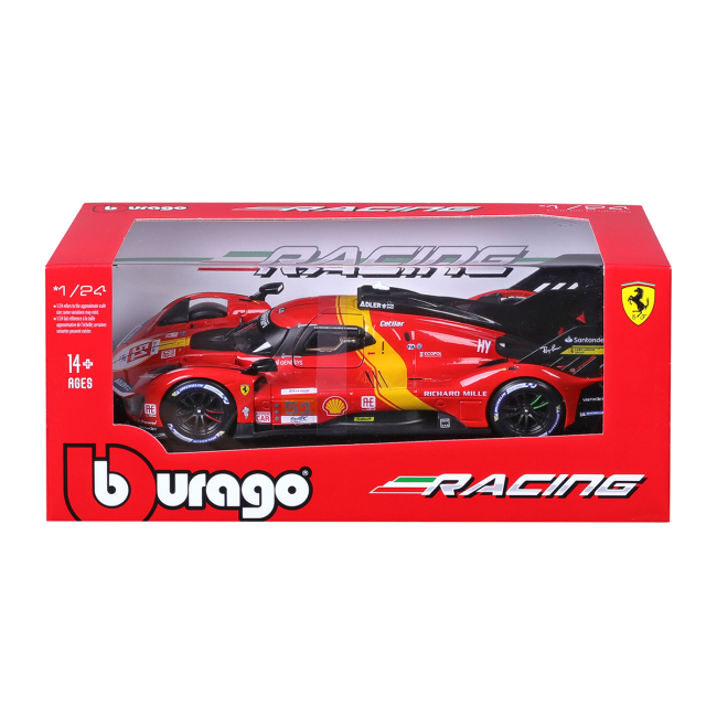 Автомоделі - Автомодель Bburago Racing Ferrari 499P LMH (18-26309)#6