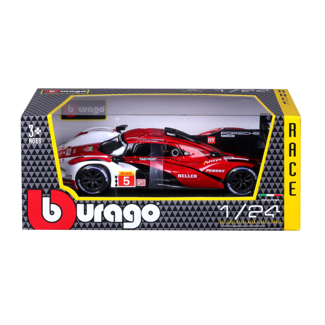 Автомодели - Автомодель Bburago Race Porsche 963 (18-28022)#6