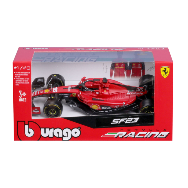 Автомоделі - Автомодель Bburago Racing Ferrari SF-23 (18-36836)#5