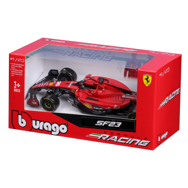 Автомоделі - Автомодель Bburago Racing Ferrari SF-23 (18-36836)#6