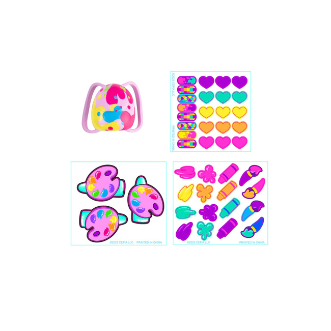 Ляльки - Ігровий набір Decora Girlz Дизайнерський магазин наліпок (D1009)#4