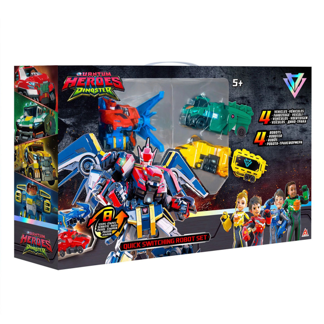 Трансформери - Трансформер Dinoster Швидка трансформація (EU580810A)#8