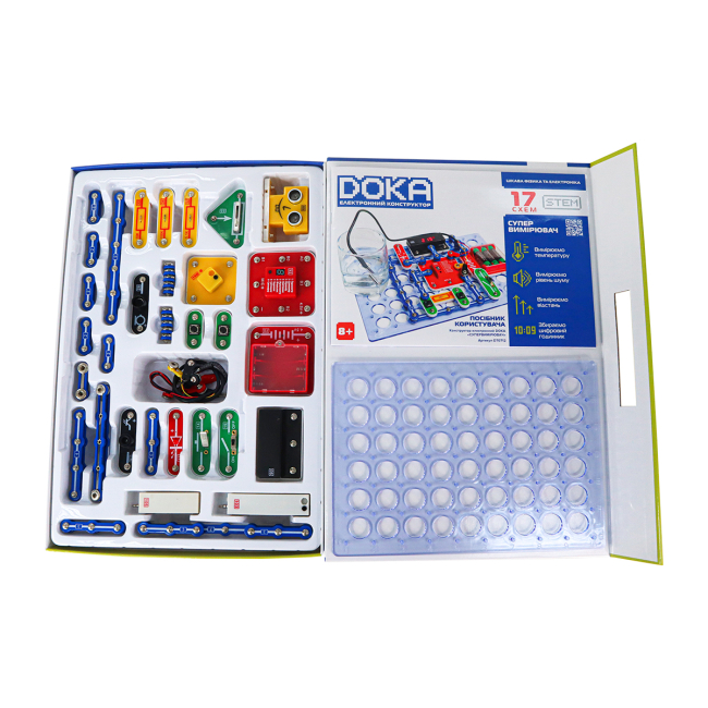 Научные игры, фокусы и опыты - Электронный конструктор Doka Суперизмеритель (D70712)#2