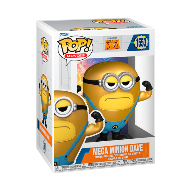 Фігурки персонажів - Фігурка Funko Pop Despicable Me 4 Супер Дейв (76049)#2