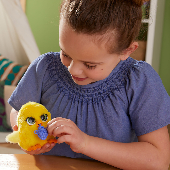 М'які тварини - Інтерактивна іграшка FurReal Friends Fuzz-A-Lots Курча (28067)#4