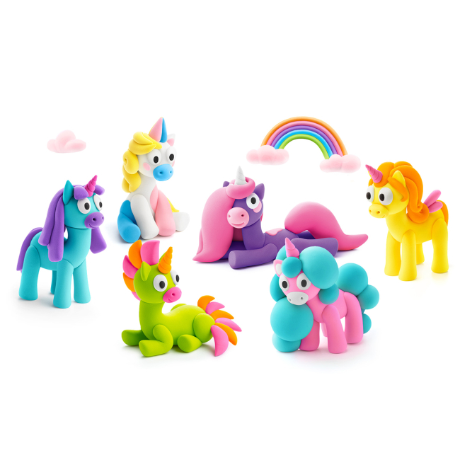 Набори для ліплення - Набір пластиліну Ліпака Райдужні єдинороги (15028-UA01)#3