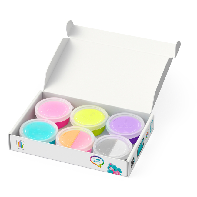 Наборы для лепки - Набор пластилина Ліпака Радужные единороги: Брайти, Спарки, Клауди (60054-UA01)#2