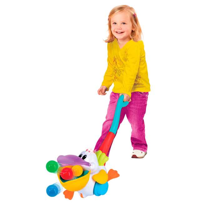 Розвивальні іграшки - Іграшка-каталка Kiddi Smart Пелікан-Витівник (064642)#4