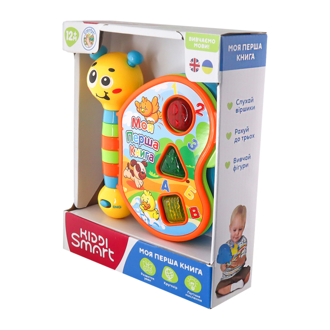 Розвивальні іграшки - Розвиваюча іграшка Kiddi Smart Моя перша книга (3994T-KS)#5