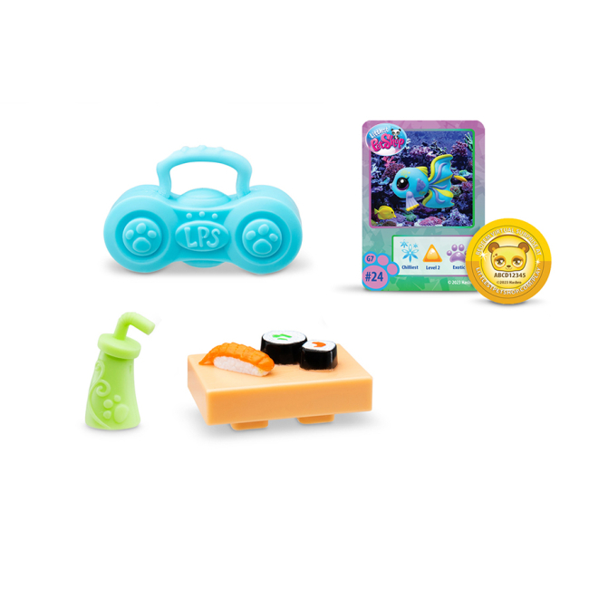 Фигурки персонажей - Игровой набор Littlest Pet Shop Рок-н-рольные суши (00526)#2