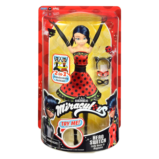 Ляльки - Інтерактивна лялька Miraculous Леді Баг і Супер-Кіт Дизайнерське перевтілення (50414)#3