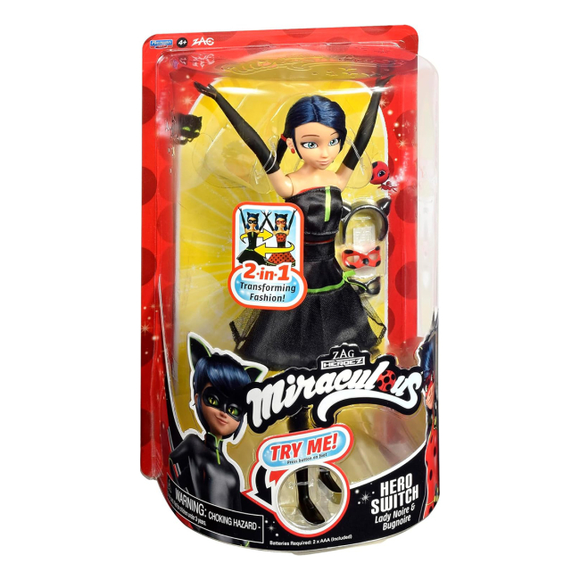 Ляльки - Інтерактивна лялька Miraculous Леді Баг і Супер-Кіт Дизайнерське перевтілення (50414)#4