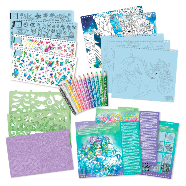 Товары для рисования - Набор для творчества Nebulous stars Скетчбук Легенда об Ариазе (11372)#2