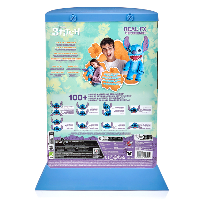 Персонажі мультфільмів - Інтерактивна іграшка Real FX Wow stuff Стіч (DIS-1022-01)#4