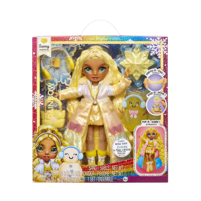 Куклы - Кукла Rainbow High Winter wonderland Санни с аксессуарами (120858)#7