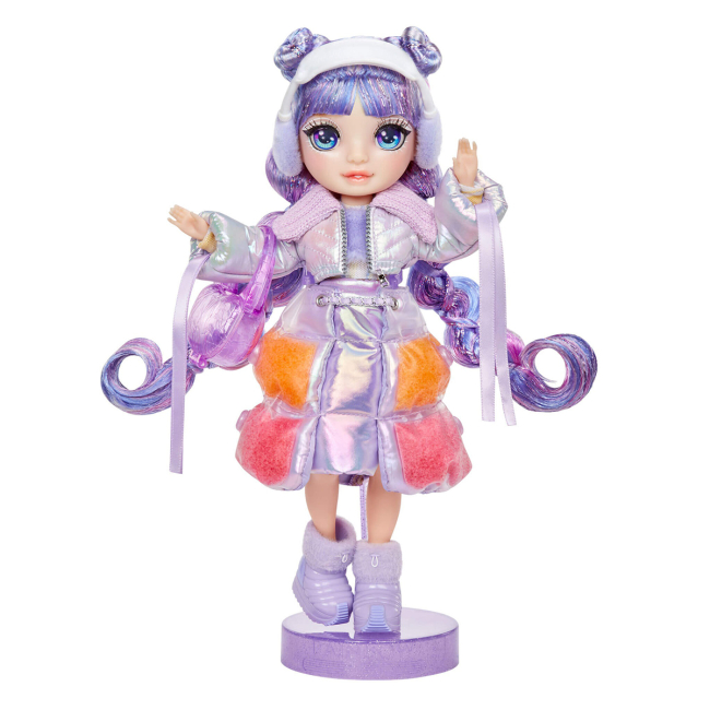 Ляльки - Лялька Rainbow High Winter wonderland Віолетта з аксесуарами (120865)#3