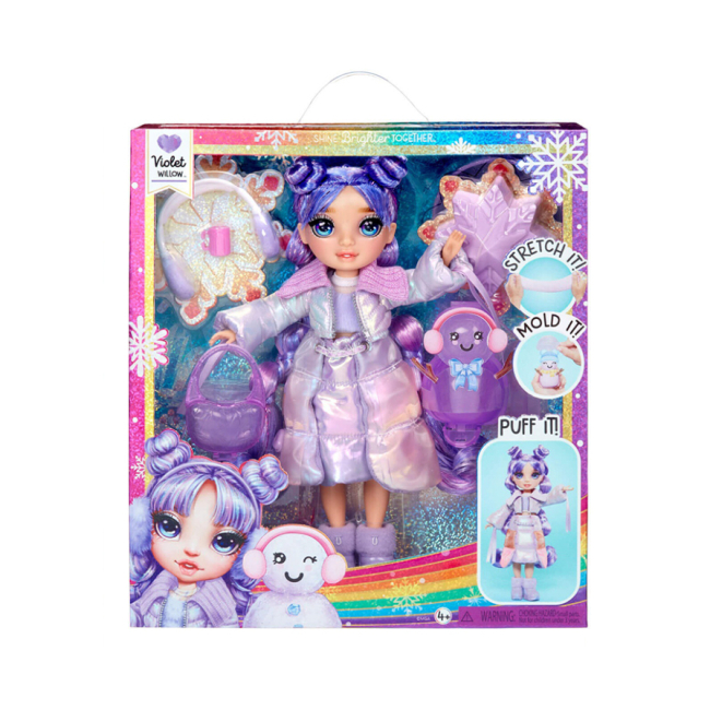 Ляльки - Лялька Rainbow High Winter wonderland Віолетта з аксесуарами (120865)#7