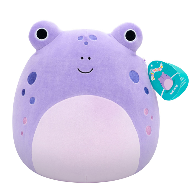 Подушки - Мягкая игрушка Squishmallows Лягушка Наоми 30 см (SQCR06625)#5