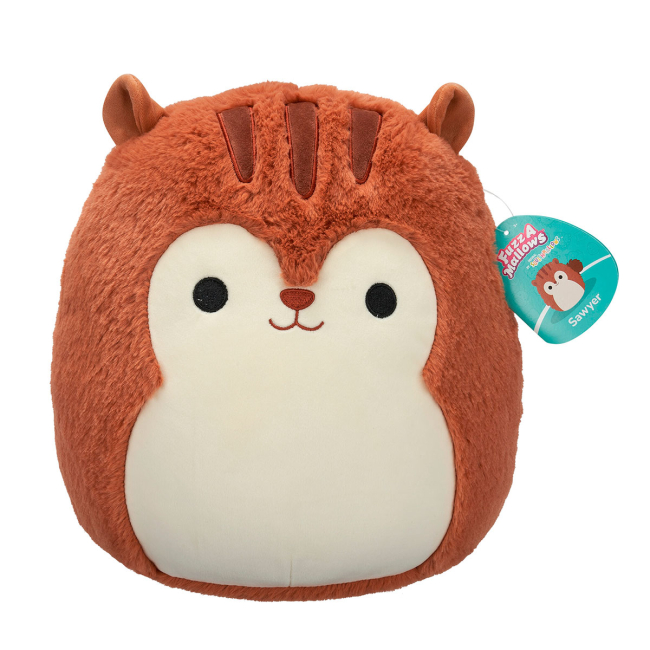 Подушки - М'яка іграшка Squishmallows Білка Сойєр 30 см (SQCR06757)#6
