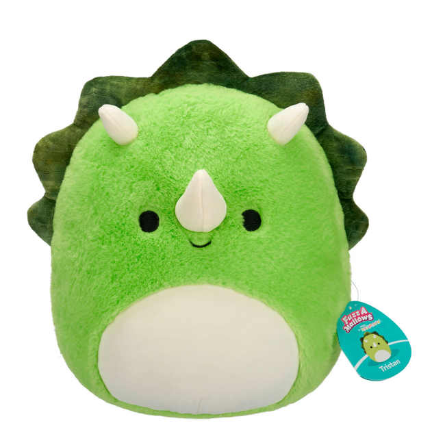 Подушки - Мягкая игрушка Squishmallows Трицератопс Тристан 36 см (SQCR06764)#6