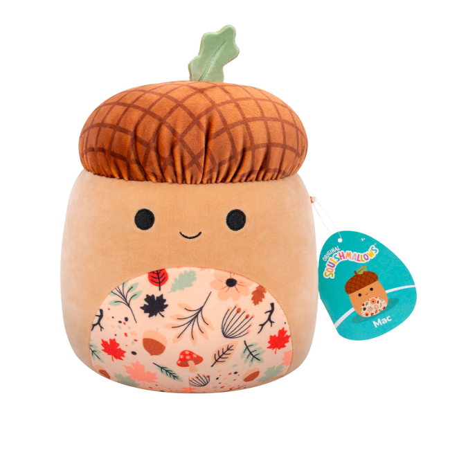 Персонажи мультфильмов - Мягкая игрушка Squishmallows Желудь Мак 19 см (SQHV00028)#6