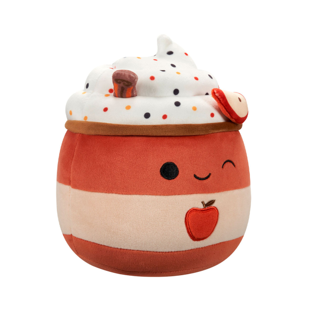 Персонажи мультфильмов - Мягкая игрушка Squishmallows Яблочный напиток Мид 19 см (SQHV00033)#5
