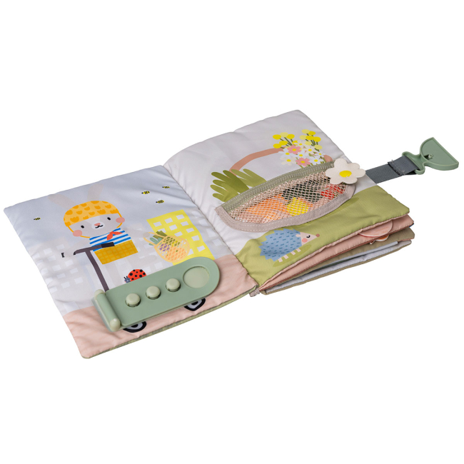 Развивающие игрушки - Развивающая книжка Taf Toys Бизибук зайчонка (13355)#2