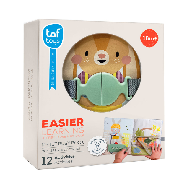 Развивающие игрушки - Развивающая книжка Taf Toys Бизибук зайчонка (13355)#3