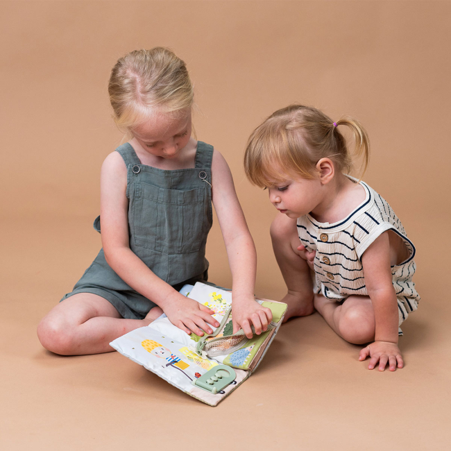 Развивающие игрушки - Развивающая книжка Taf Toys Бизибук зайчонка (13355)#5