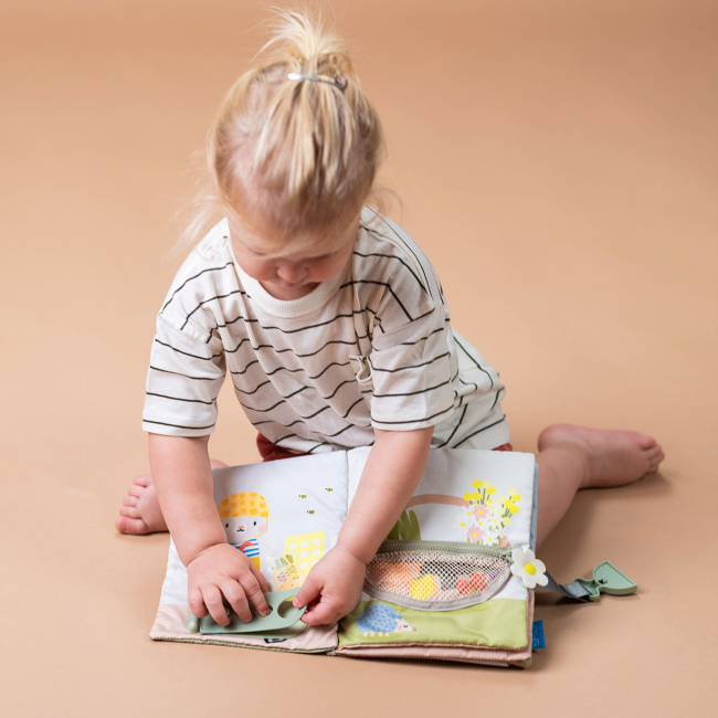 Развивающие игрушки - Развивающая книжка Taf Toys Бизибук зайчонка (13355)#6