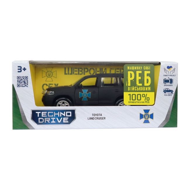 Транспорт і спецтехніка - Позашляховик TechnoDrive Шеврони Героїв Toyota Land Cruiser ЦСО Альфа (KM6010SA)#9