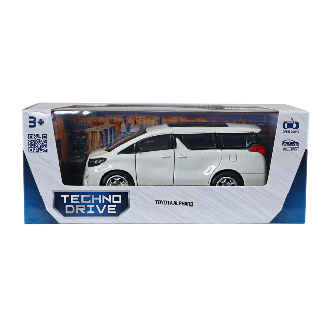 Автомоделі - Автомодель TechnoDrive Toyota Alphard біла (KM6011Bl)#9
