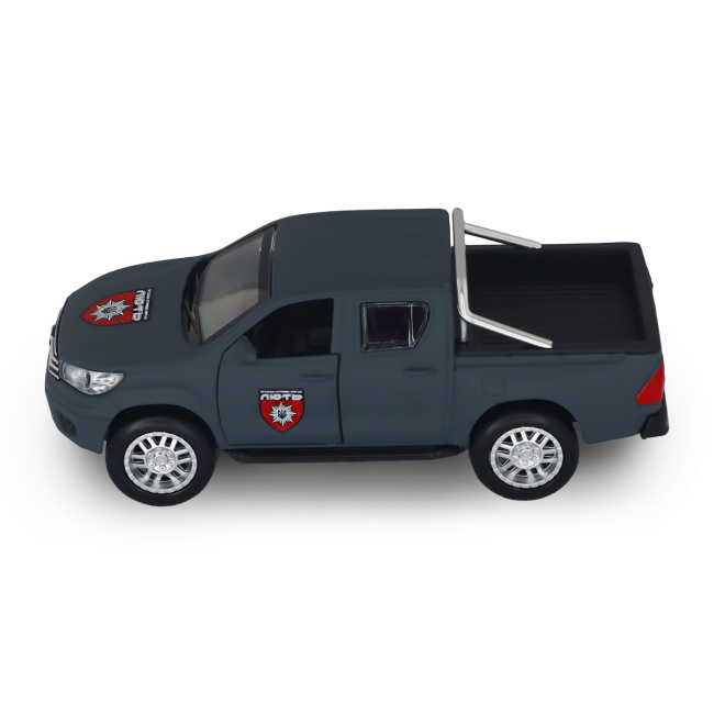 Транспорт и спецтехника - Внедорожник TechnoDrive Шевроны Героев Toyota Hilux ОШБр НПУ Лють (KM6118F)#3