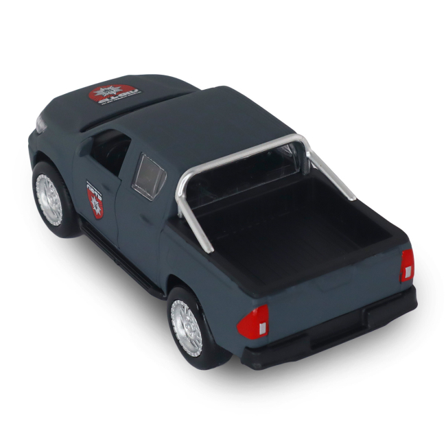 Транспорт и спецтехника - Внедорожник TechnoDrive Шевроны Героев Toyota Hilux ОШБр НПУ Лють (KM6118F)#4