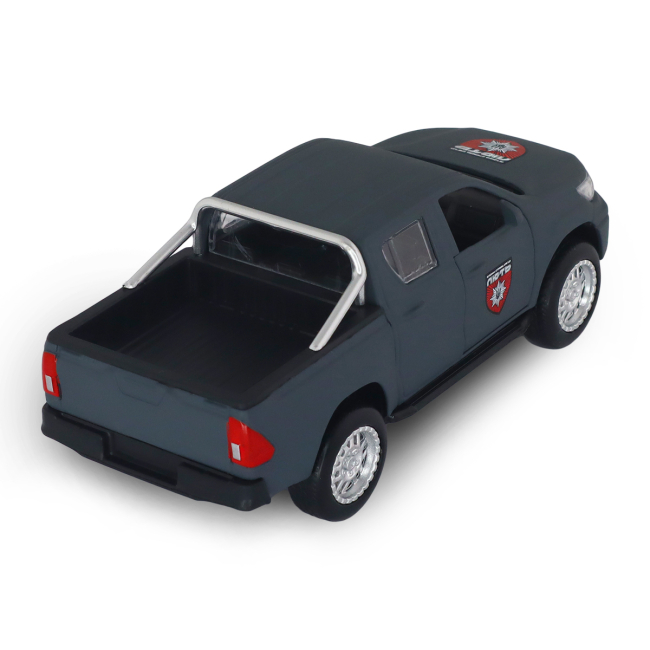 Транспорт и спецтехника - Внедорожник TechnoDrive Шевроны Героев Toyota Hilux ОШБр НПУ Лють (KM6118F)#6