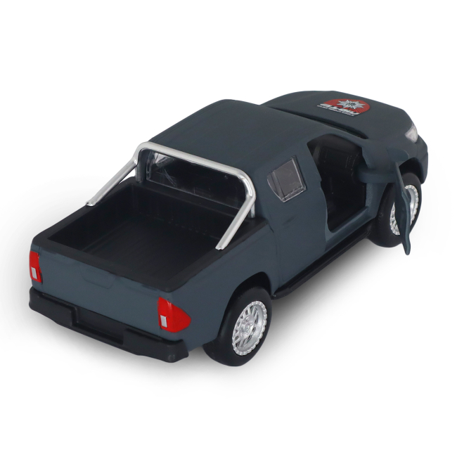 Транспорт и спецтехника - Внедорожник TechnoDrive Шевроны Героев Toyota Hilux ОШБр НПУ Лють (KM6118F)#8