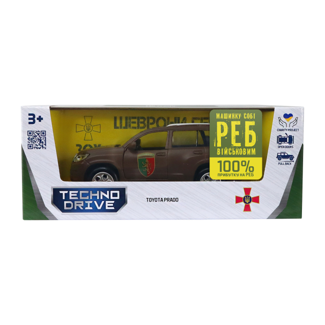 Транспорт и спецтехника - Внедорожник TechnoDrive Шевроны Героев Toyota Prado 24 ОМБр (KM618824)#9