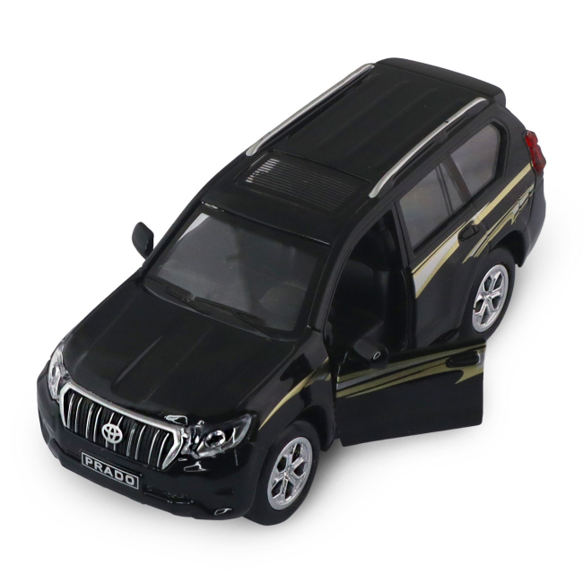 Автомоделі - Автомодель TechnoDrive Toyota Prado чорна (KM6189D)#7