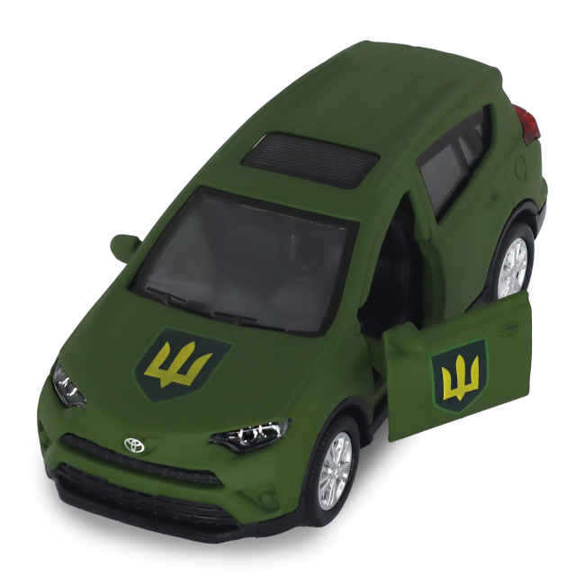 Транспорт и спецтехника - Внедорожник TechnoDrive Шевроны Героев Toyota RAV4 Сухопутные войска ВСУ (KM6198M2)#7