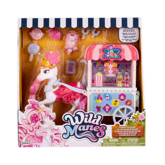Фигурки животных - Игровой набор Wild Manes Карнавал лошадки Кенди (723274)#3