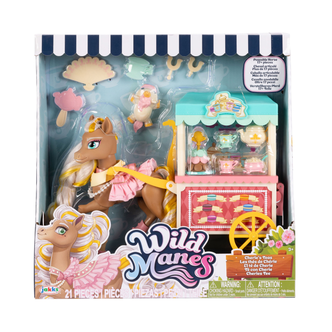 Фигурки животных - Игровой набор Wild Manes Чайные посиделки с лошадкой Чери (723314)#6