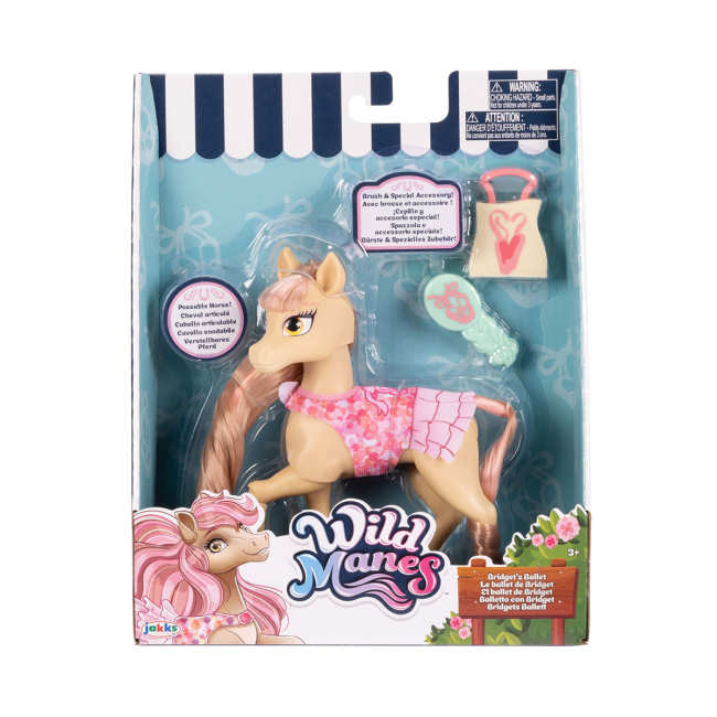 Фігурки тварин - Фігурка Wild Manes Конячка-балерина Бріджет (724154)#3