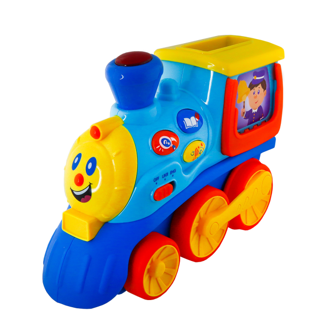 Железные дороги и поезда - Интерактивная игрушка Kiddi Smart Поезд смарти (4231T-KS)#7