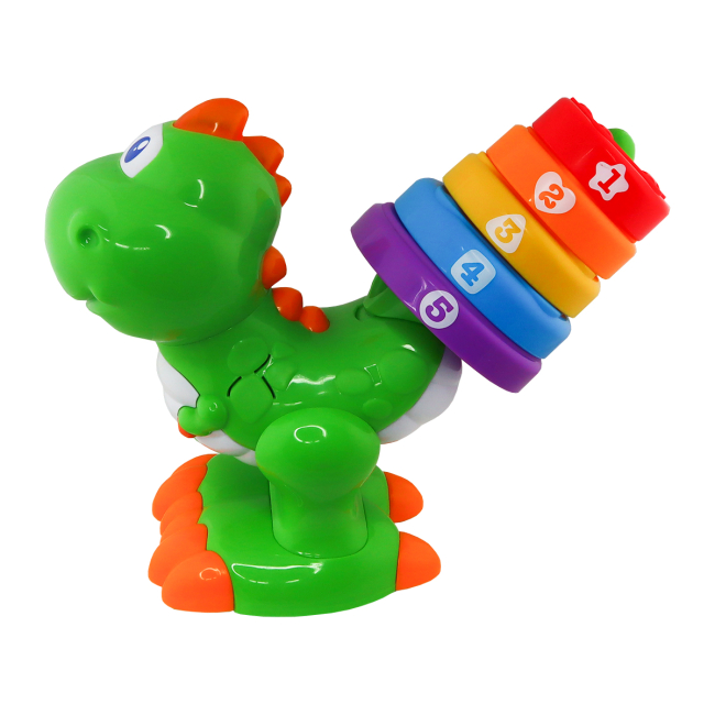 Развивающие игрушки - Развивающая игрушка Kiddi Smart Динозаврик Барвограй (4279T-KS)#2