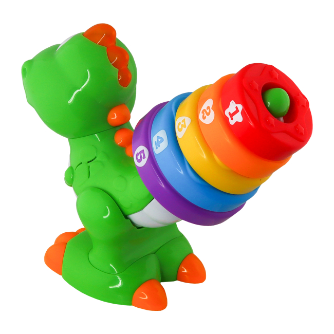 Развивающие игрушки - Развивающая игрушка Kiddi Smart Динозаврик Барвограй (4279T-KS)#3