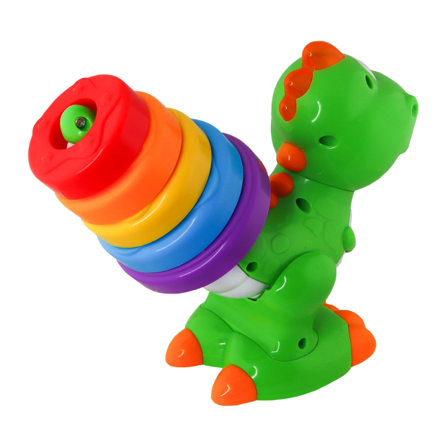 Развивающие игрушки - Развивающая игрушка Kiddi Smart Динозаврик Барвограй (4279T-KS)#4