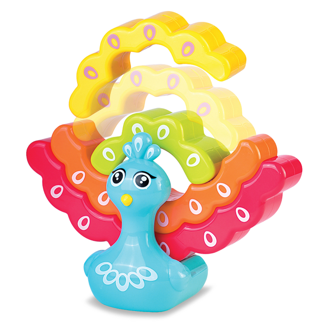 Розвивальні іграшки - Розвиваюча іграшка Kiddi Smart Веселкове павенятко (4508-KS)#2